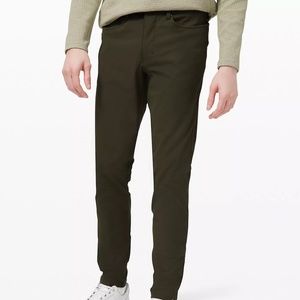 Lululemon Dark Olive ABC skinny-Fit Pant 33 waist